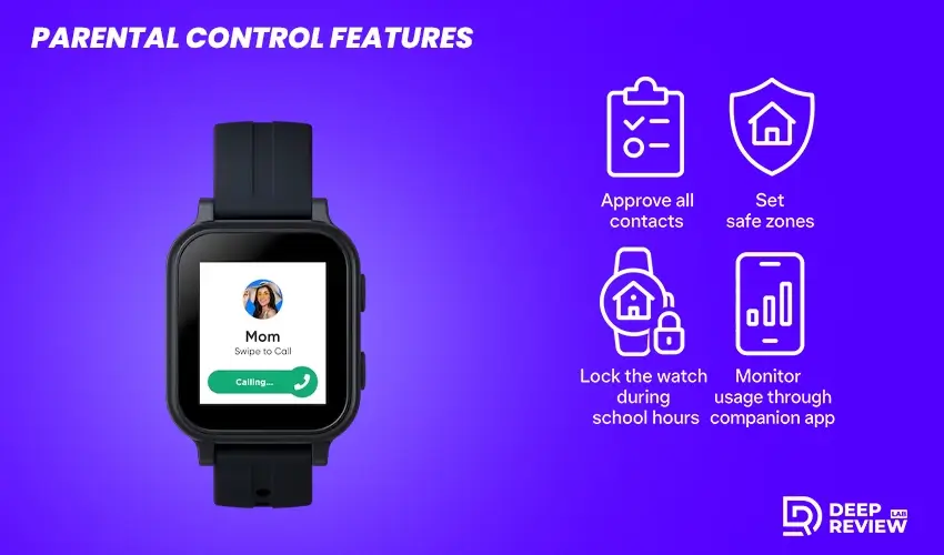 gabb watch parental control features