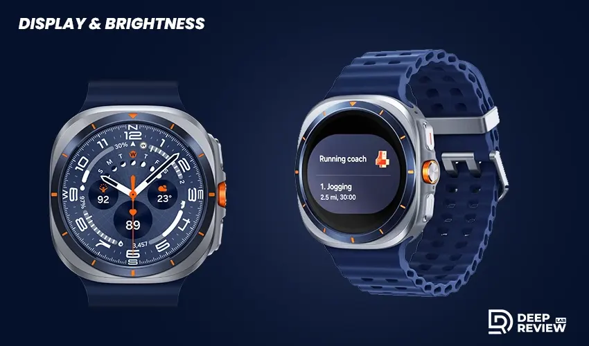 samsung galaxy watch ultra display and brightness