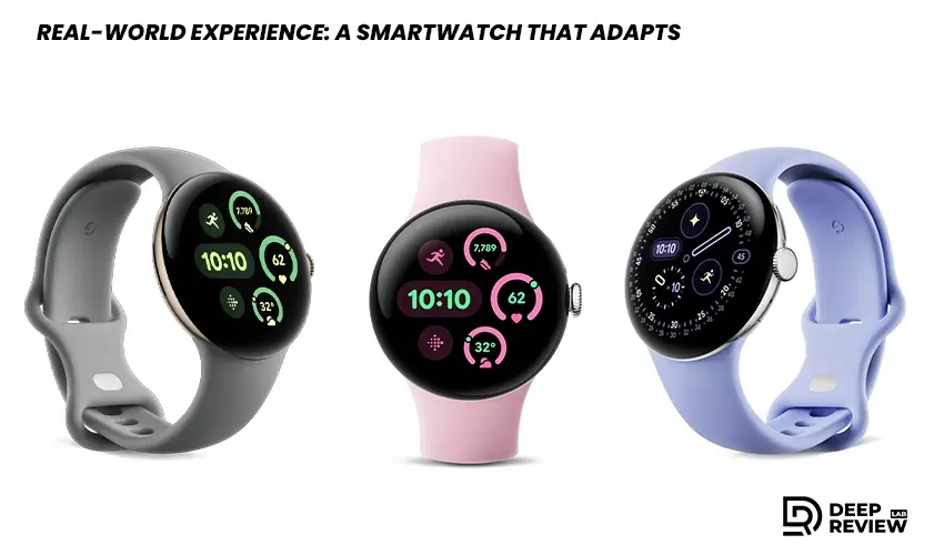 Pixel Watch 3 real world