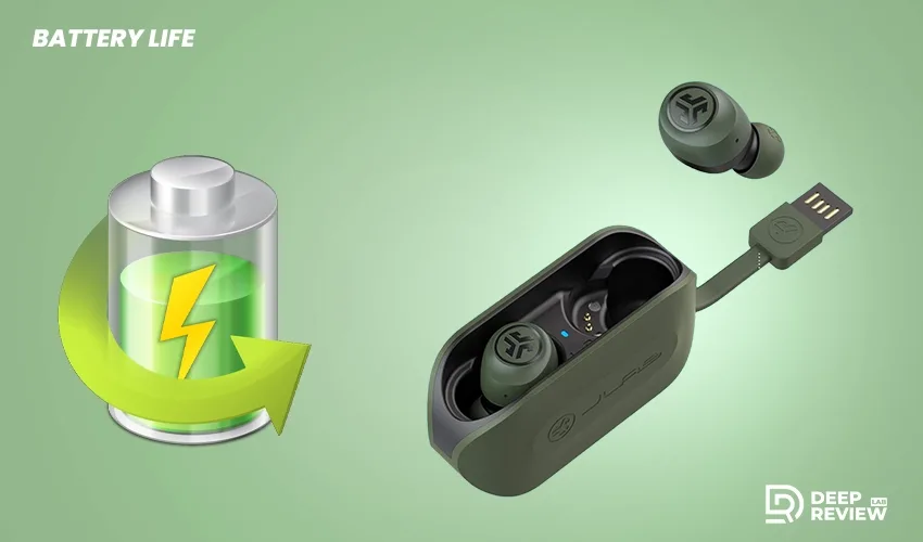 jlab headphones Battery life review