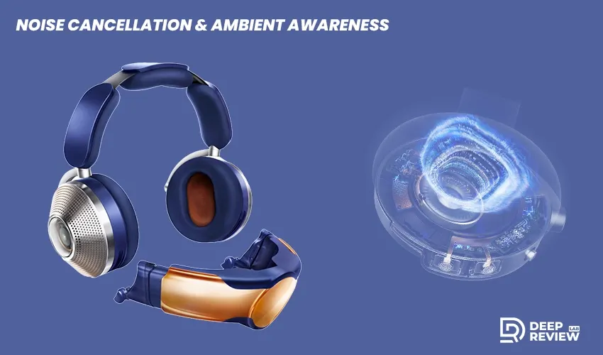 Dyson noise cancellation and ambient awareness