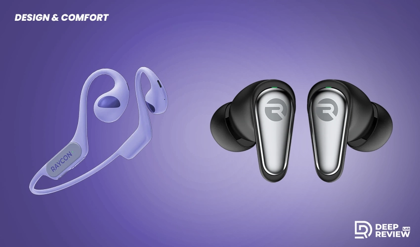 raycon headphones design and comfort