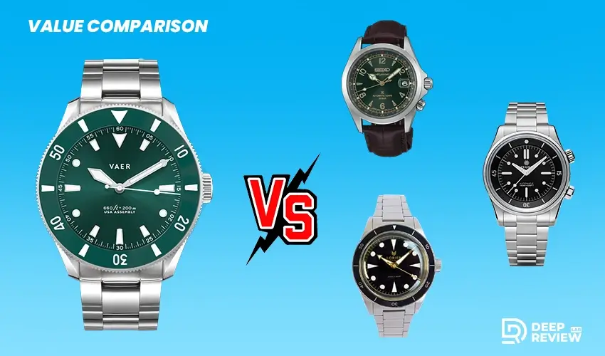 vaer watch value comparison