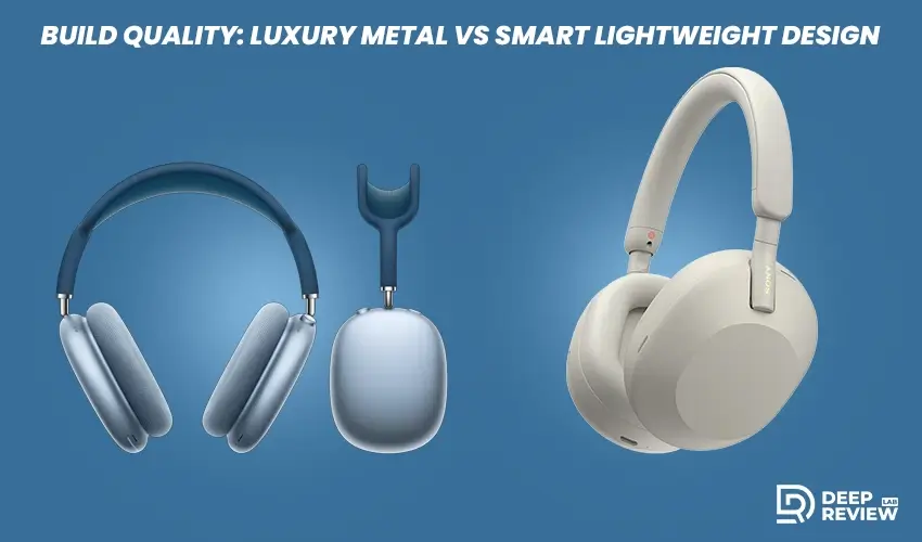 apple airpods max and sony wh 1000xm5 build quality