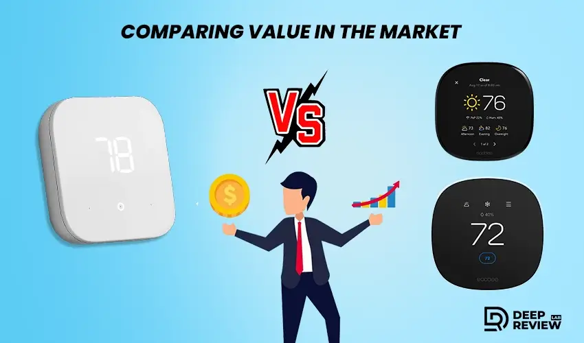 amazon smart thermostat camparing value