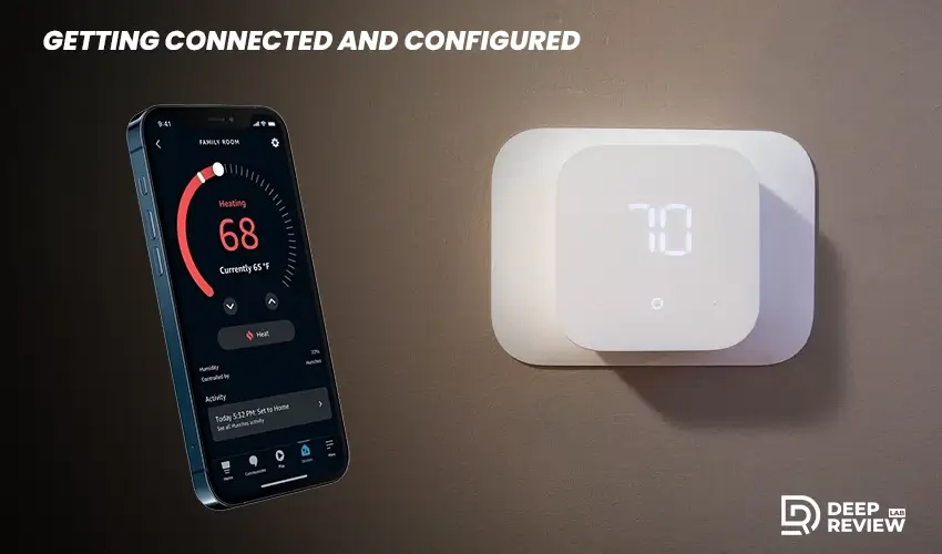 amazon smart thermostat getting connected