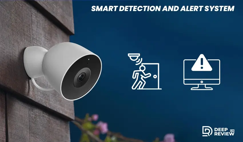 google nest outdoor camera smart detection and security alert