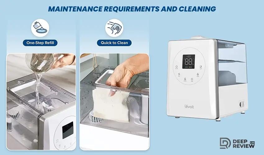 maintenance requirements and cleaning