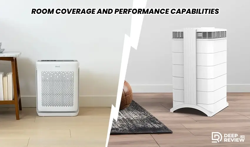 iqair healthpro plus vs levoit vital 200s room coverage and performance