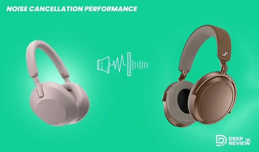 sennheiser momentum 4 vs sony wh-1000xm5 noise cancellation