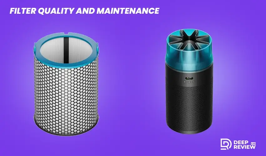 dyson hushjet purifier compact filter quality and maintenance