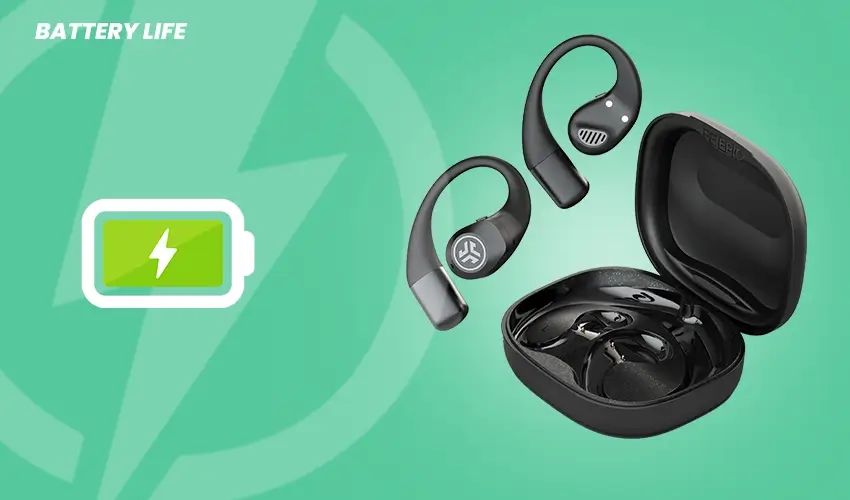 jlab epic open sport battery life