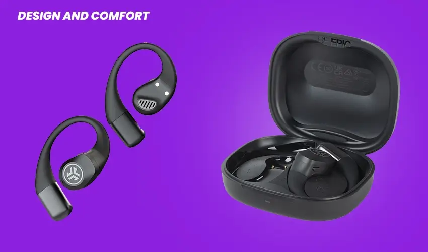 jlab epic open sport design and comfort