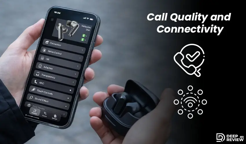 jlab epic pods anc call quality and connectivity