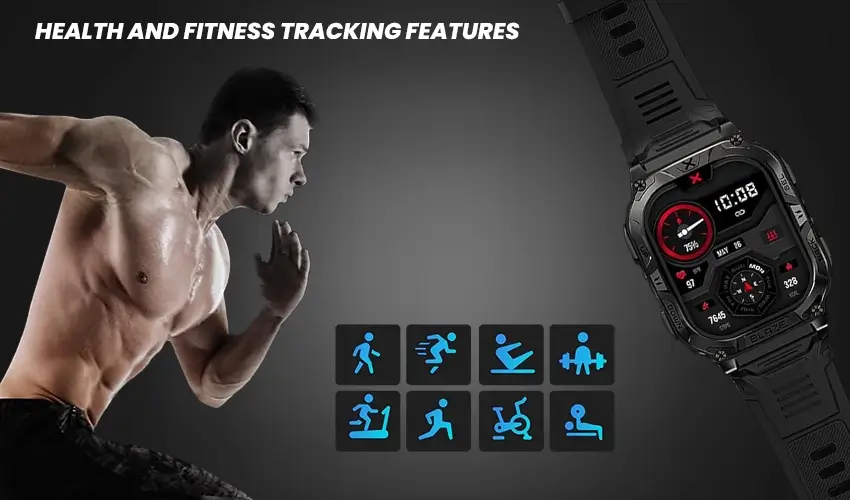 carbinox blaze type s health and fitness tracking features
