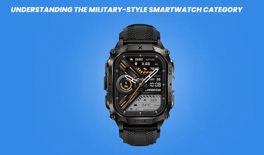 carbinox edge the military style smartwatch