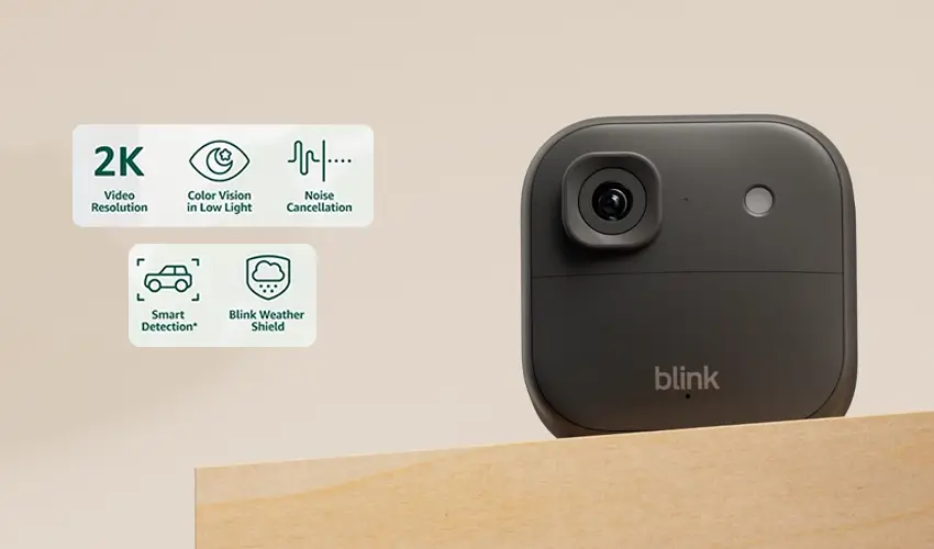 blink outdoor 2k+ setup and smart features