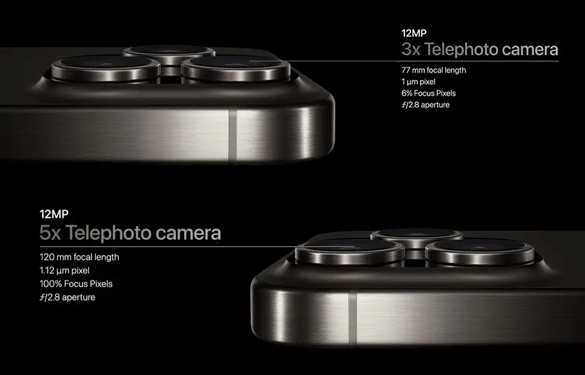 iphone 15 pro vs pro max camera comparison