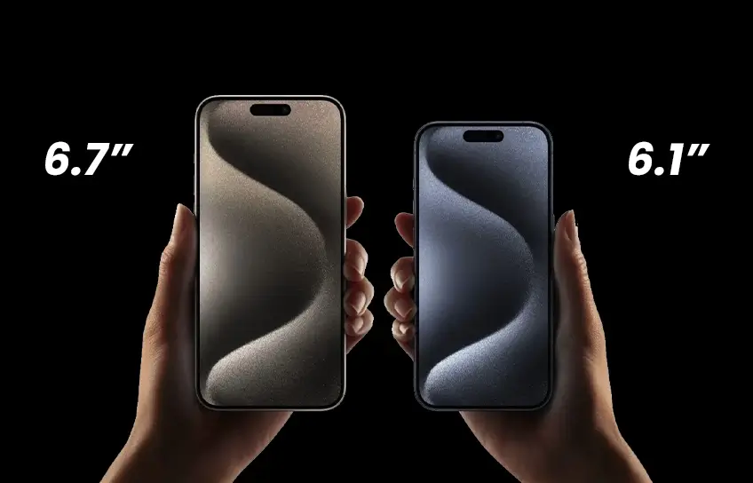 iphone 15 pro design and size