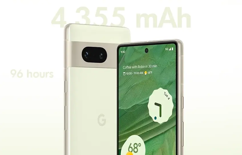 google pixel 7 battery life and charging