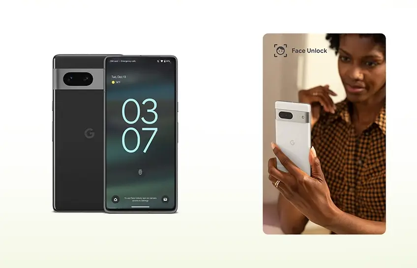 google pixel 7 fingerprint and face lock