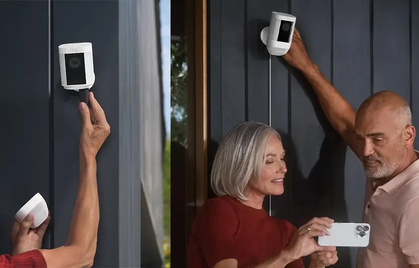 ring spotlight installation and setup experience