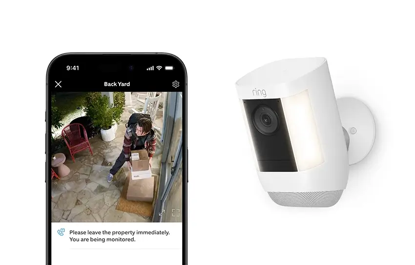what makes the ring spotlight cam pro