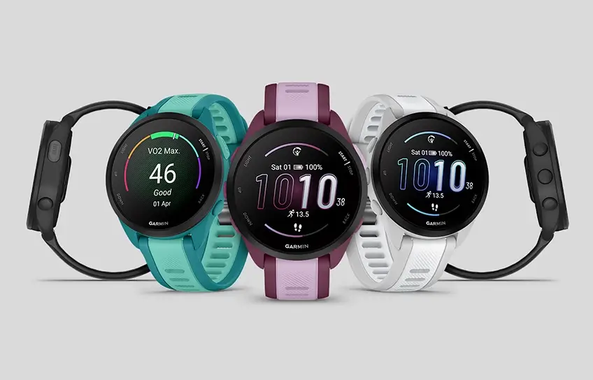 garmin forerunner 165 design and display