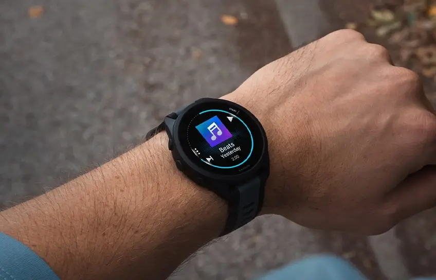 garmin forerunner 165 music and smart features