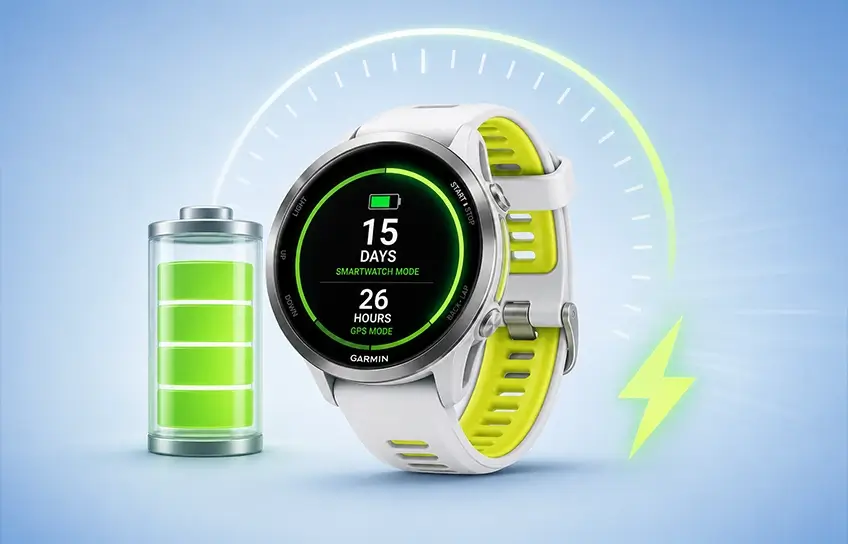 garmin forerunner battery life