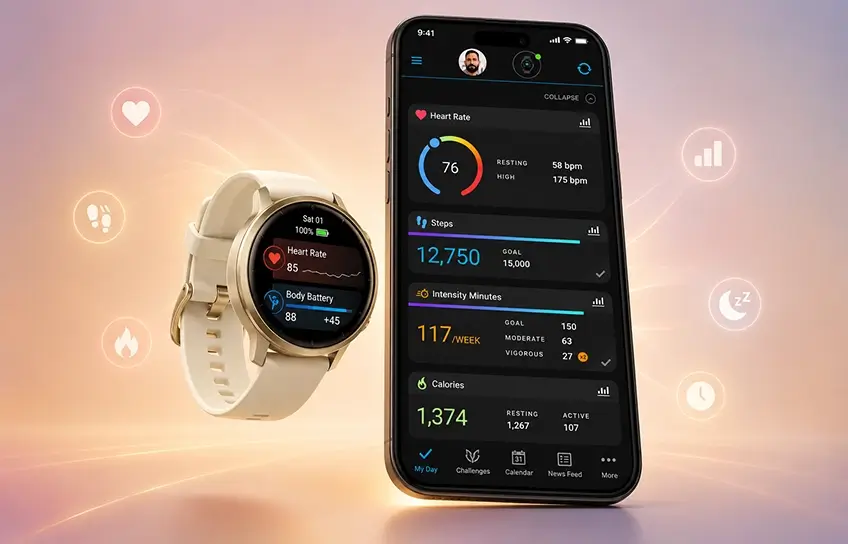 garmin venu 4 garmin connect app experience