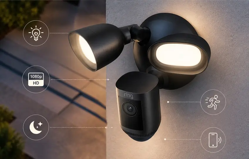 what makes the ring floodlight cam wired pro stand out