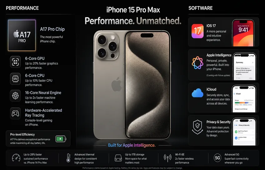 iphone 15 pro max performance