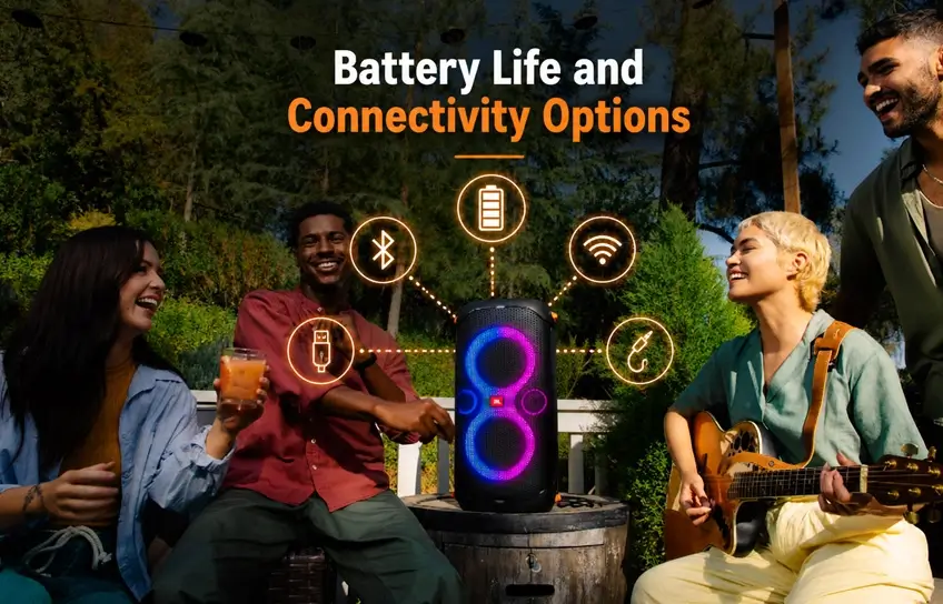 jbl partybox 110 battery life