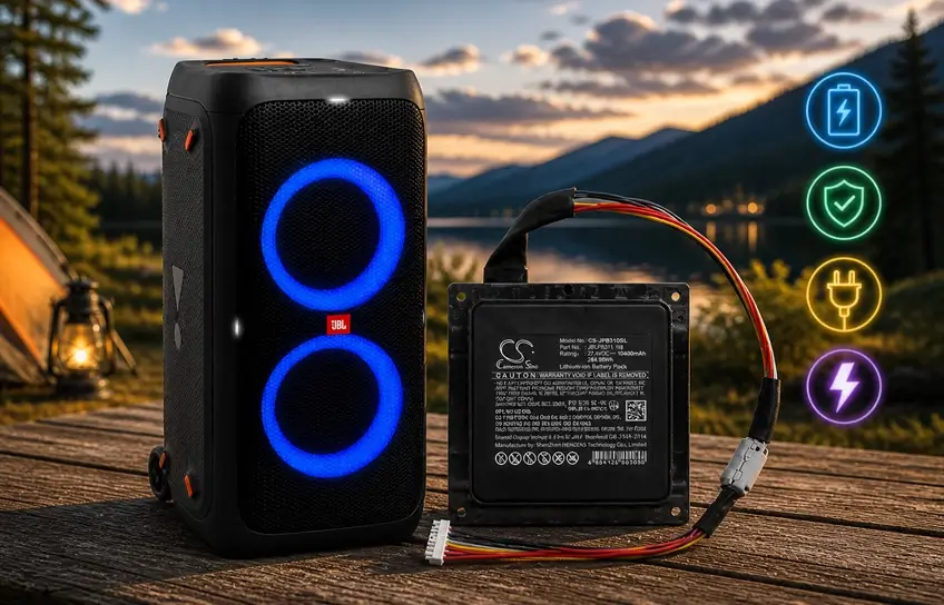 jbl partybox 310 battery life and charging.