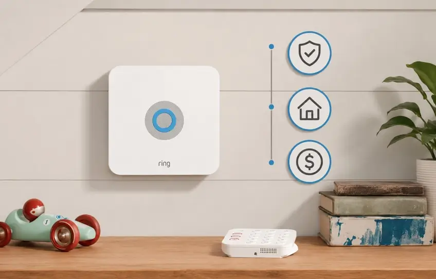 ring alarm security kit professional monitoring