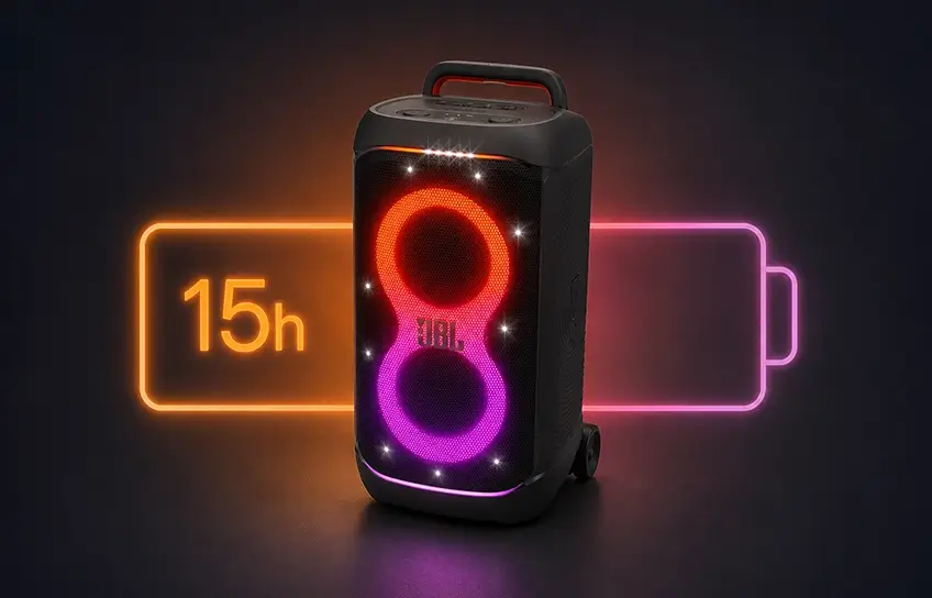 jbl partybox 520 battery life review