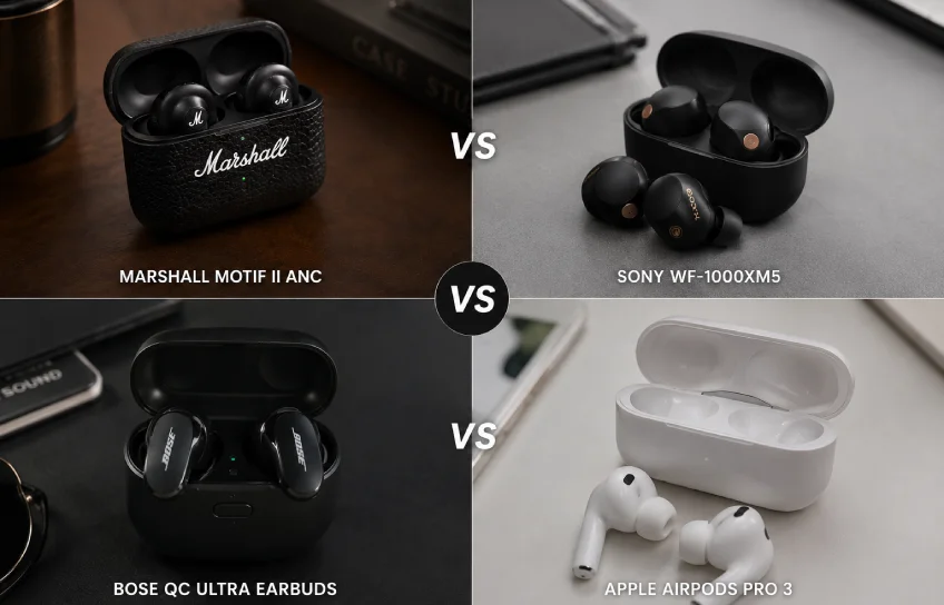 marshall earbuds comparison