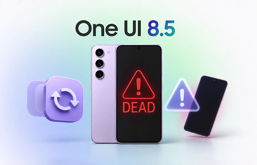 One UI 8.5 Update Leaves Galaxy S23 Users With Dead Screens samsung galaxy s23