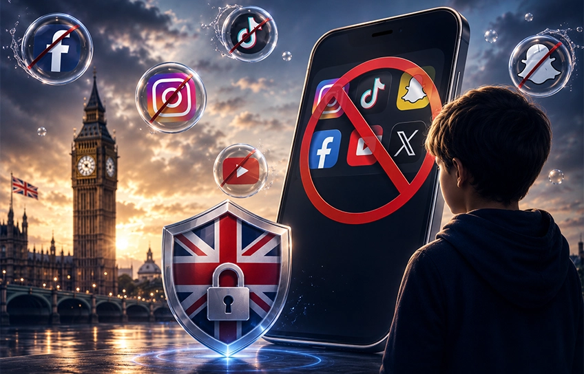UK Becomes Latest Country to Ban Social Media for Children uk ban social media for children